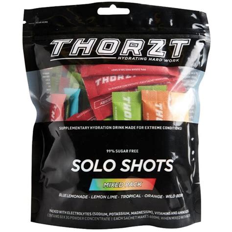 Thorzt solo shot ingredients  Cholesterol 300 mg